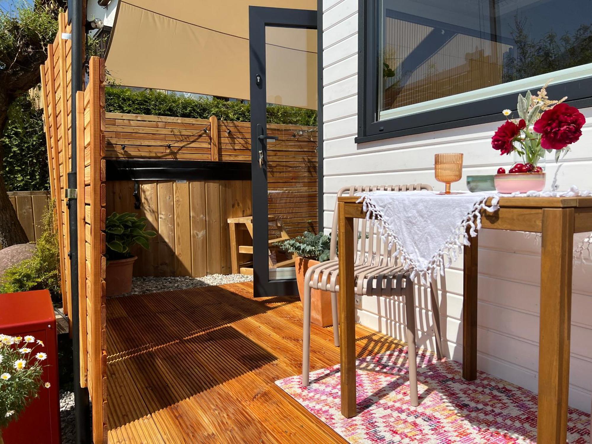 Villa Tiny House Gaensebluemchen Kirchanschoring Esterno foto